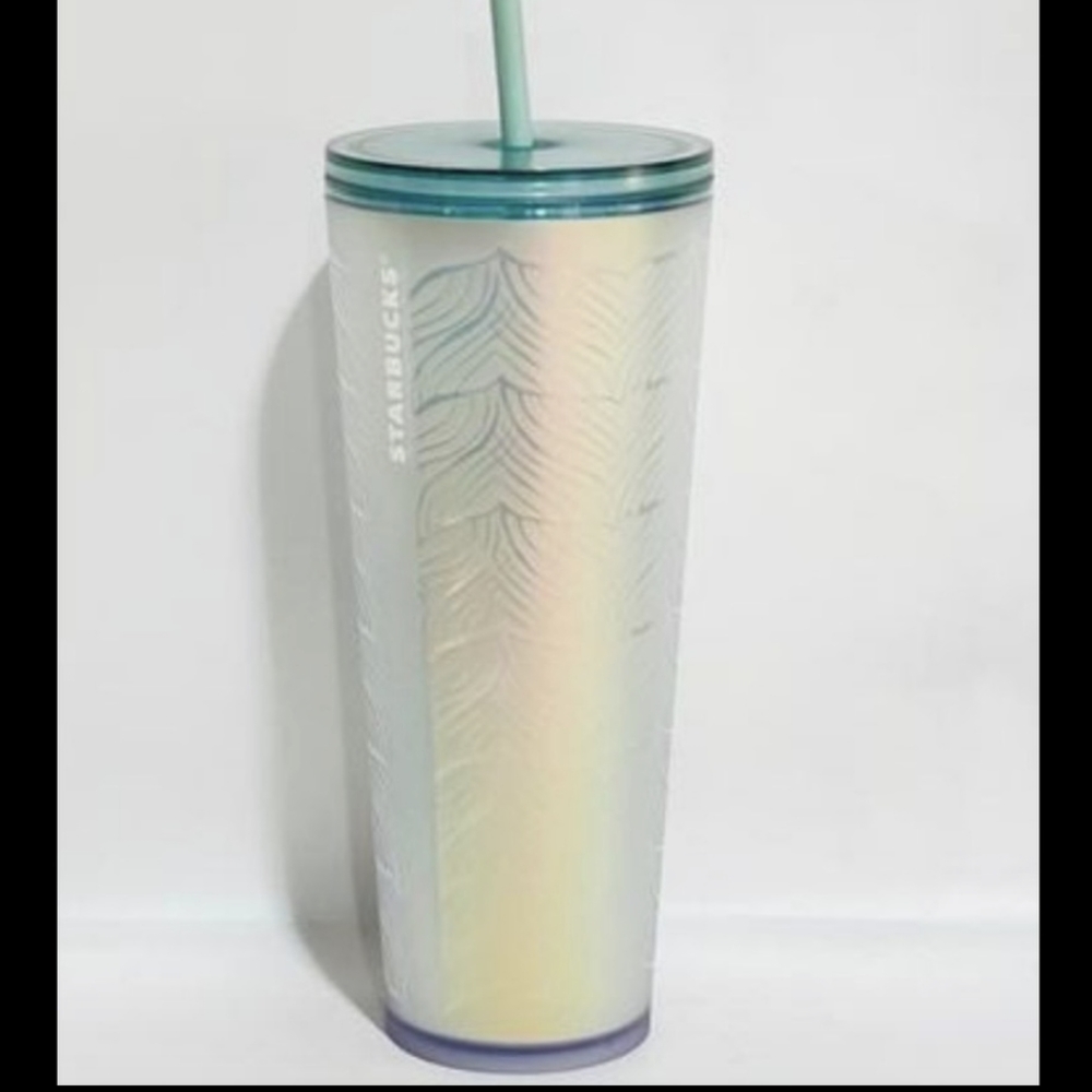 NEW Starbucks Limited Edition 50th Anniversary Mermaid Tail Cold Cup